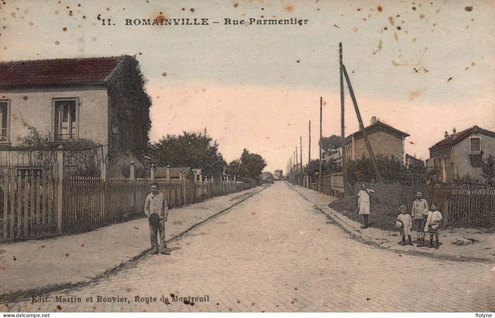 Romainville - La Rue Parmentier - Les Villageois - Romainville
