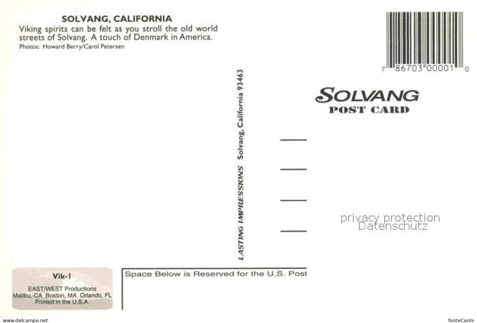 72812364 Solvang Viking Spirits  - Other & Unclassified