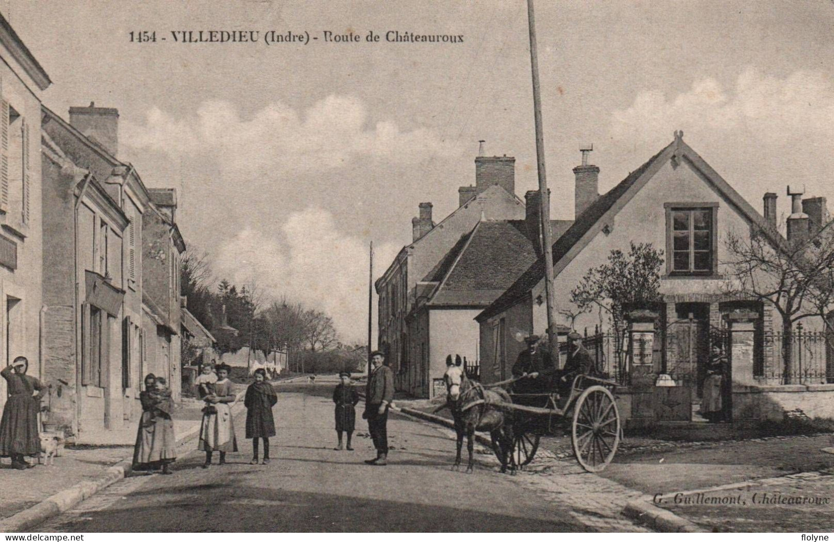 Villedieu - Route De Châteauroux - Attelage - Other & Unclassified