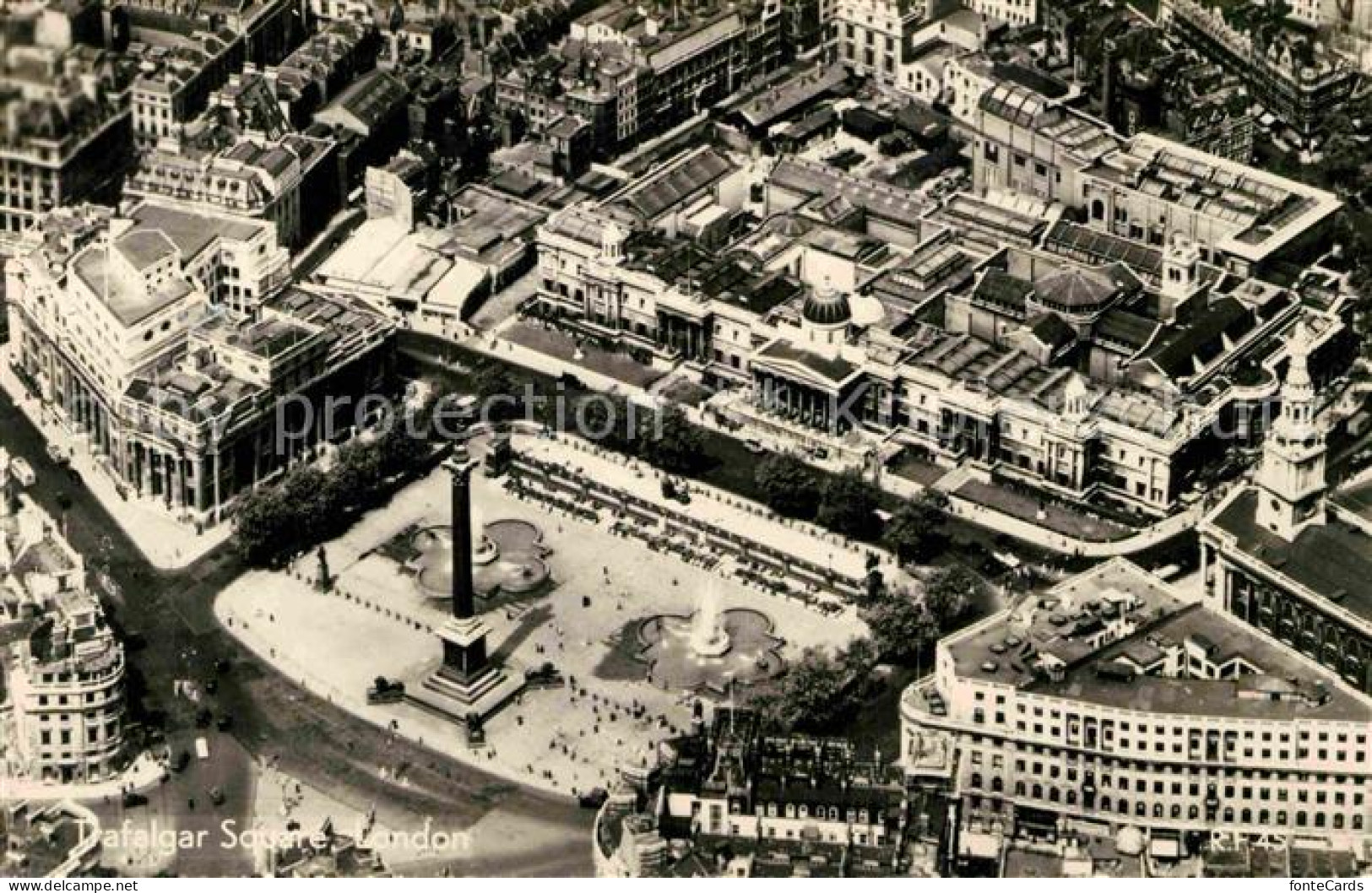 72811457 London Trafalgar Square Aerial View - Sonstige & Ohne Zuordnung
