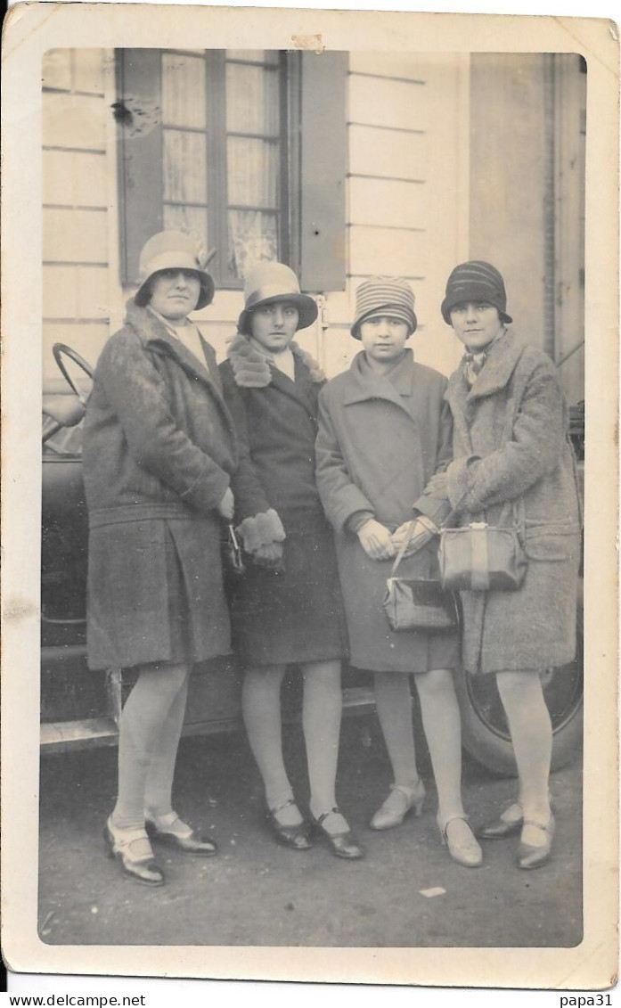 Carte Photo De 4 Femmes - Verzamelingen & Kavels