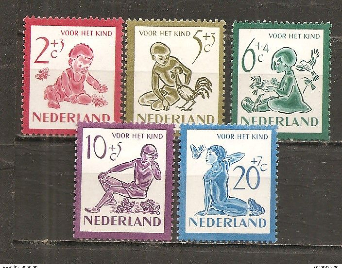 Holanda-Holland  Nº Yvert  549-53 (MH/*) - Nuovi