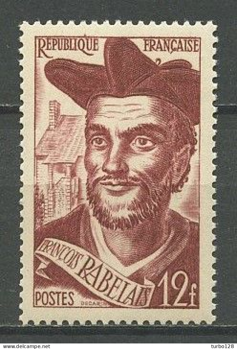 FRANCE 1950 N° 866 ** Neuf MNH Superbe C 1 € François Rabelais Ecrivain Writer - Neufs