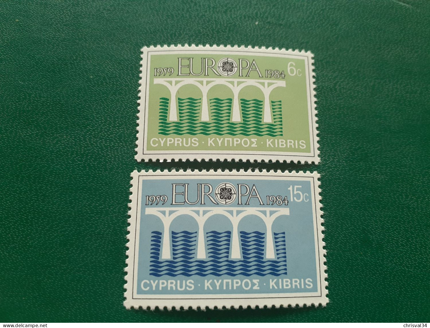 TIMBRES   CHYPRE  ANNEE  1984    N  606  /  607      NEUFS  LUXE** - Nuevos