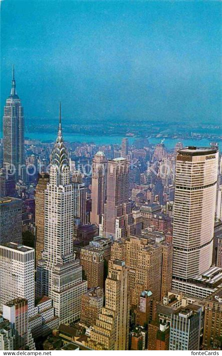 72810815 Manhattan_New_York Midtown With Empire State Building Chrysler And Pan  - Autres & Non Classés