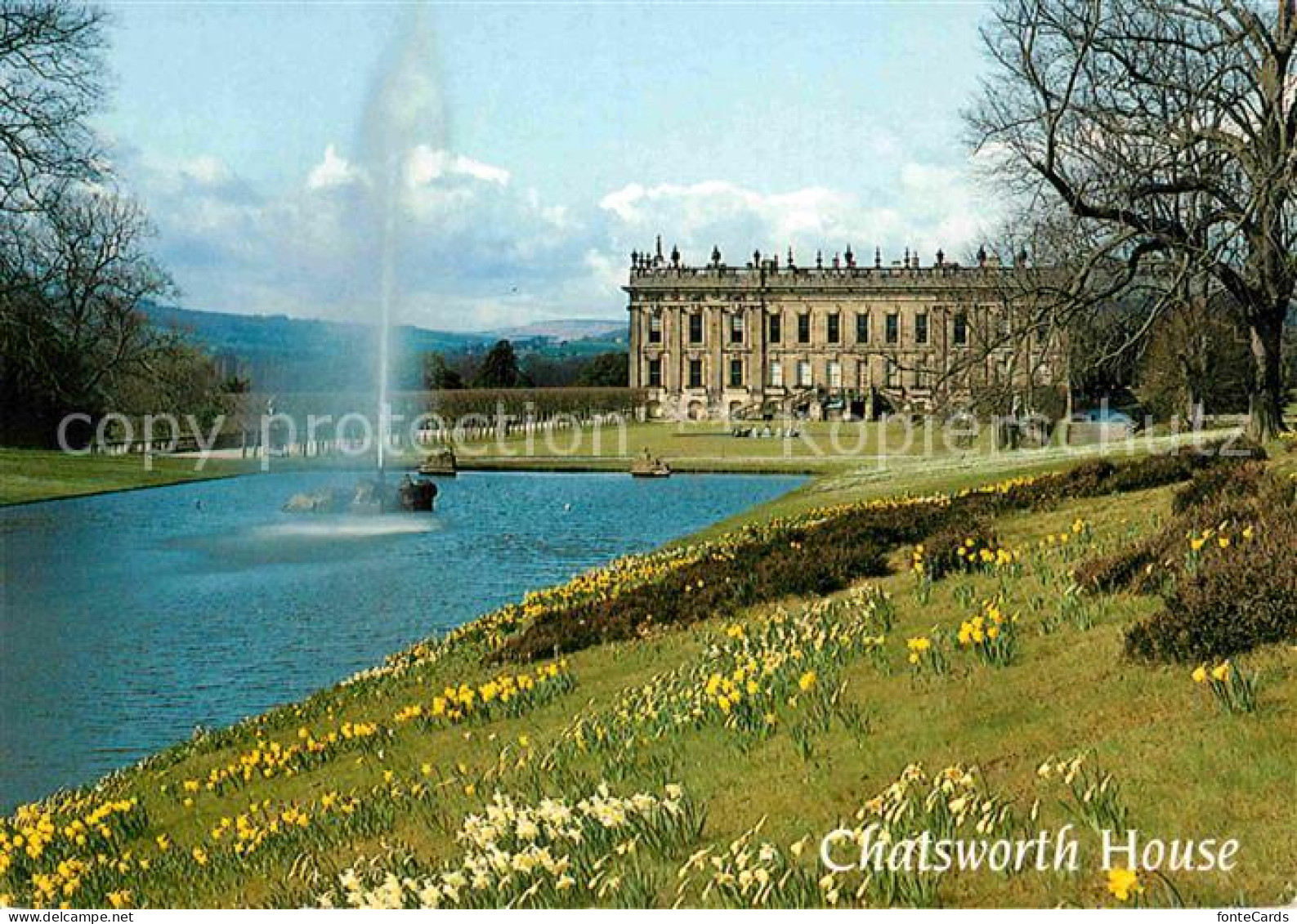 72807523 Bakewell Derbyshire Dales Chatsworth House Landschloss Bakewell Derbysh - Andere & Zonder Classificatie