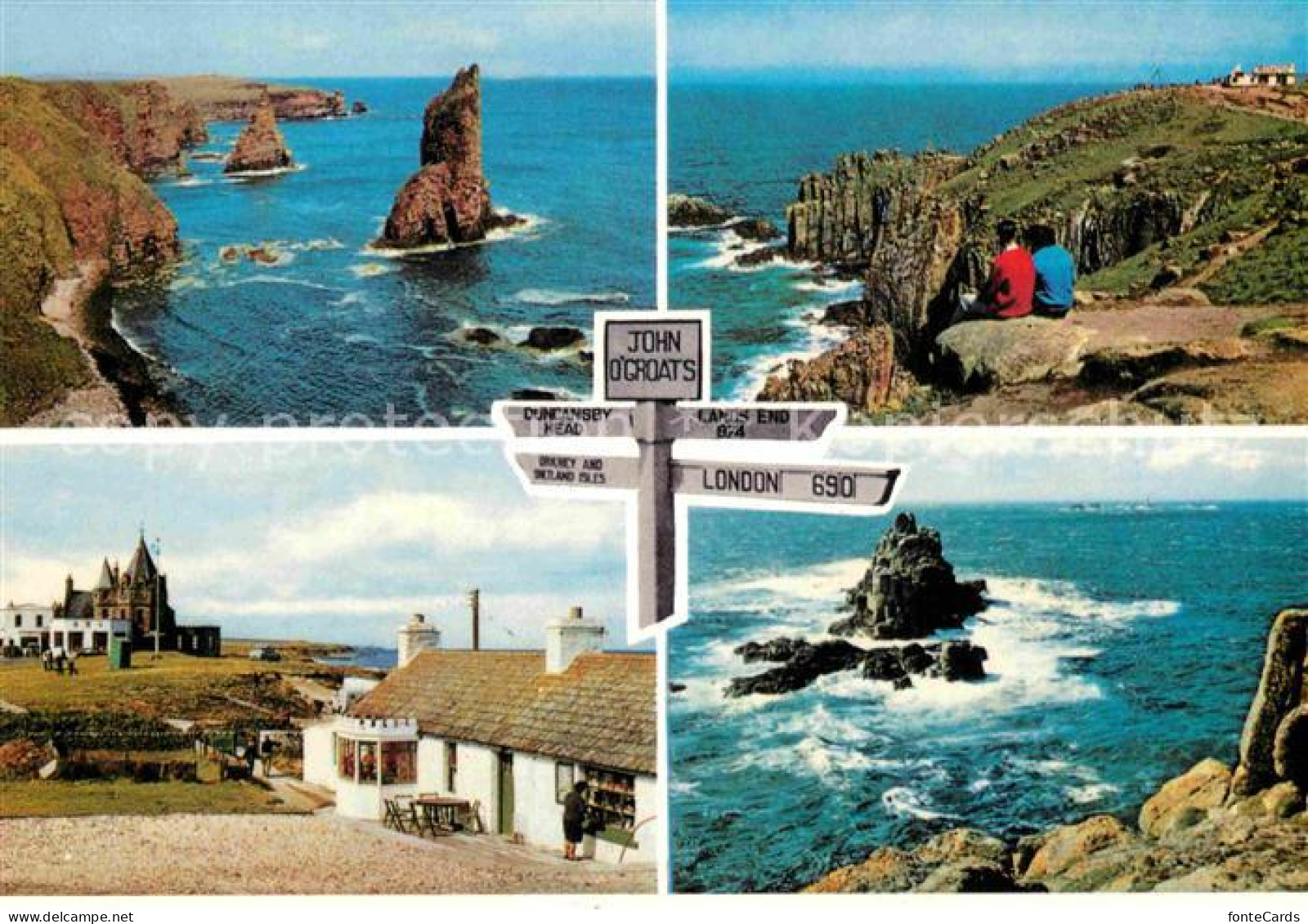 72806709 John O Groats Panorama Kueste Felsen Hotel Caithness - Other & Unclassified