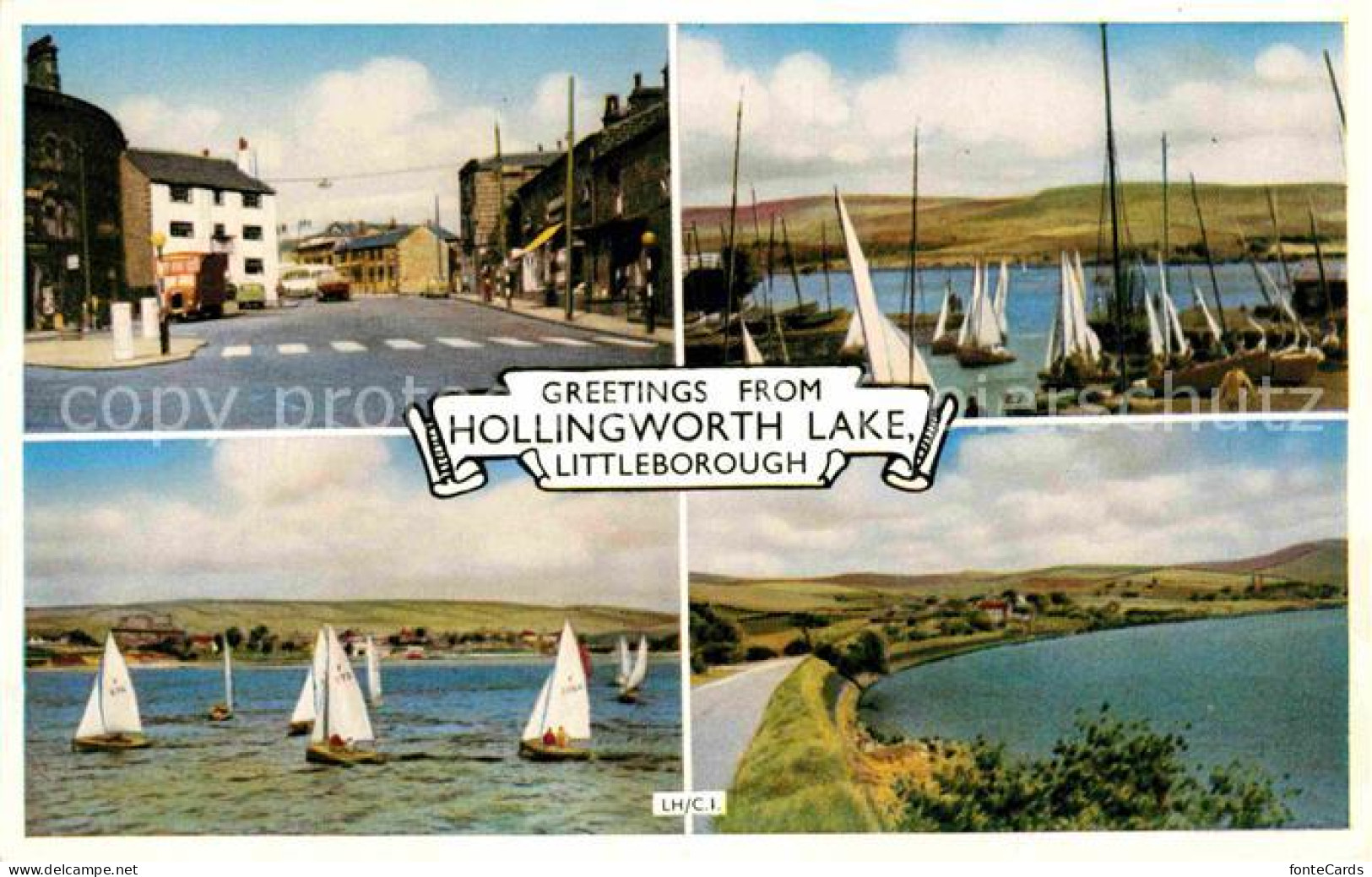 72805811 Littleborough Lakeside Hollingworth Lake Sailing Boats Littleborough La - Other & Unclassified