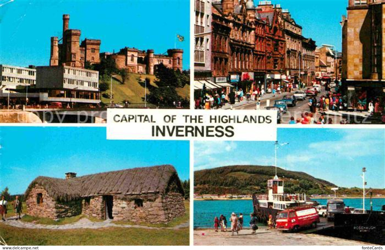 72805810 Inverness Highland Castle Old Leanach Cottage Culloden Moor High Street - Other & Unclassified