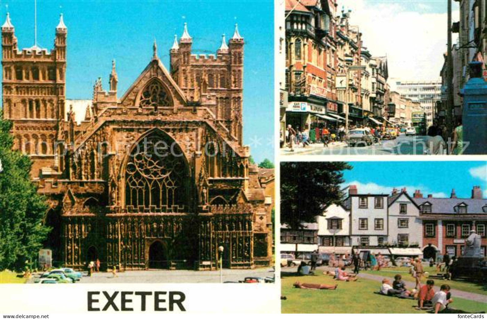 72805809 Exeter Cathedral Street Scene Parc Exeter - Otros & Sin Clasificación