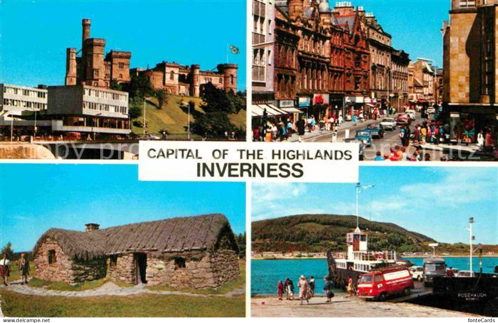 72805764 Inverness Highland Castle High Street Old Leanach Cottage Culloden Moor - Autres & Non Classés