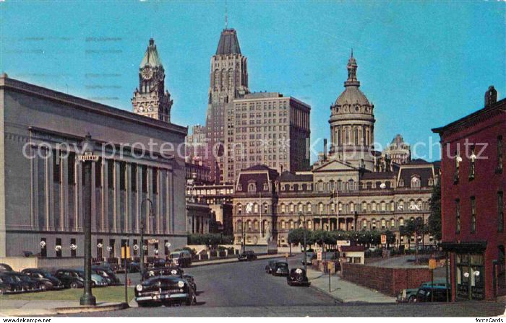 72805710 Baltimore_Maryland City Hall Skyscraper Mathieson Chemical Building War - Otros & Sin Clasificación