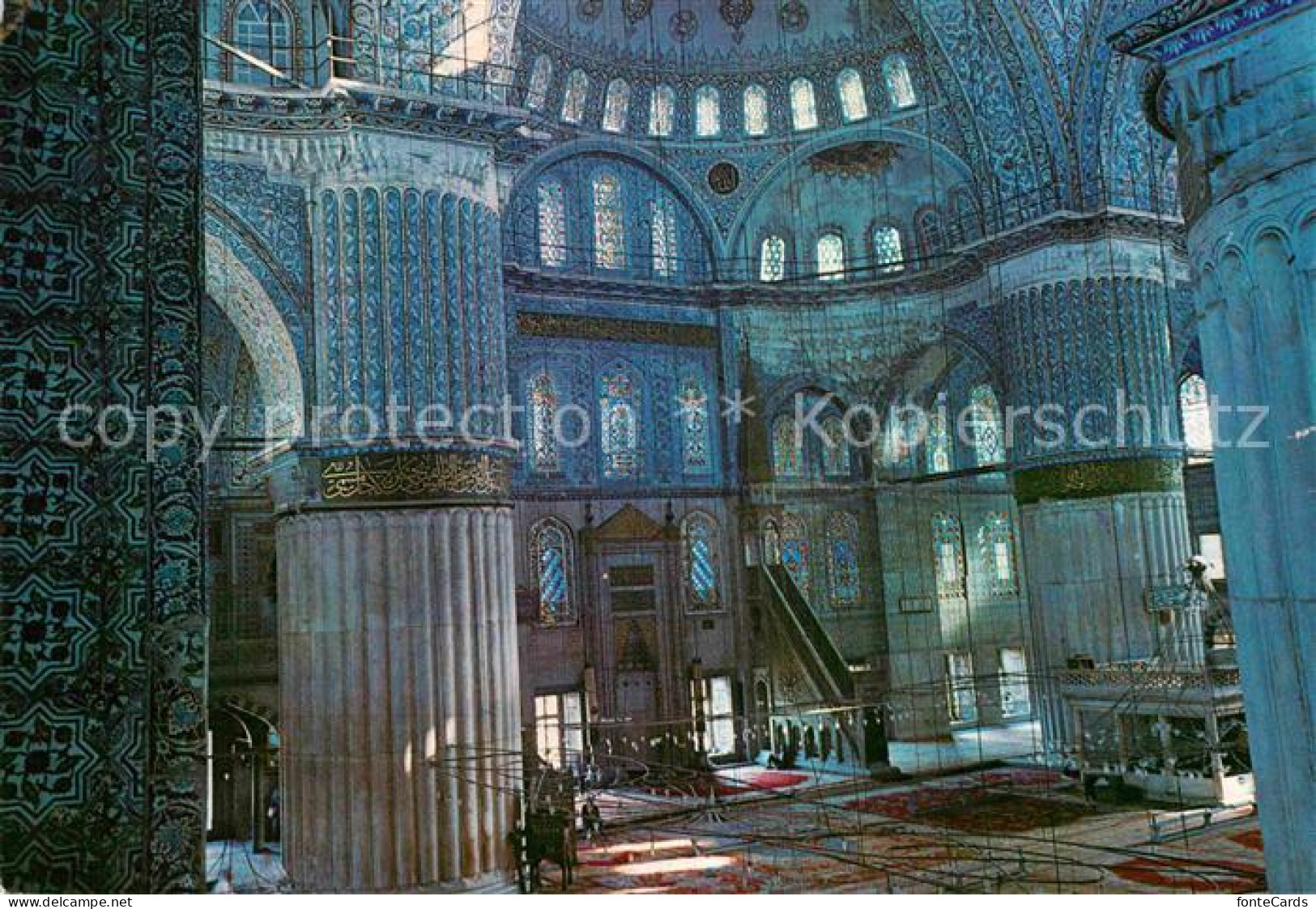 72803479 Istanbul Constantinopel Sultanahmet Camii Ici Blaue Moschee Innenansich - Turkey