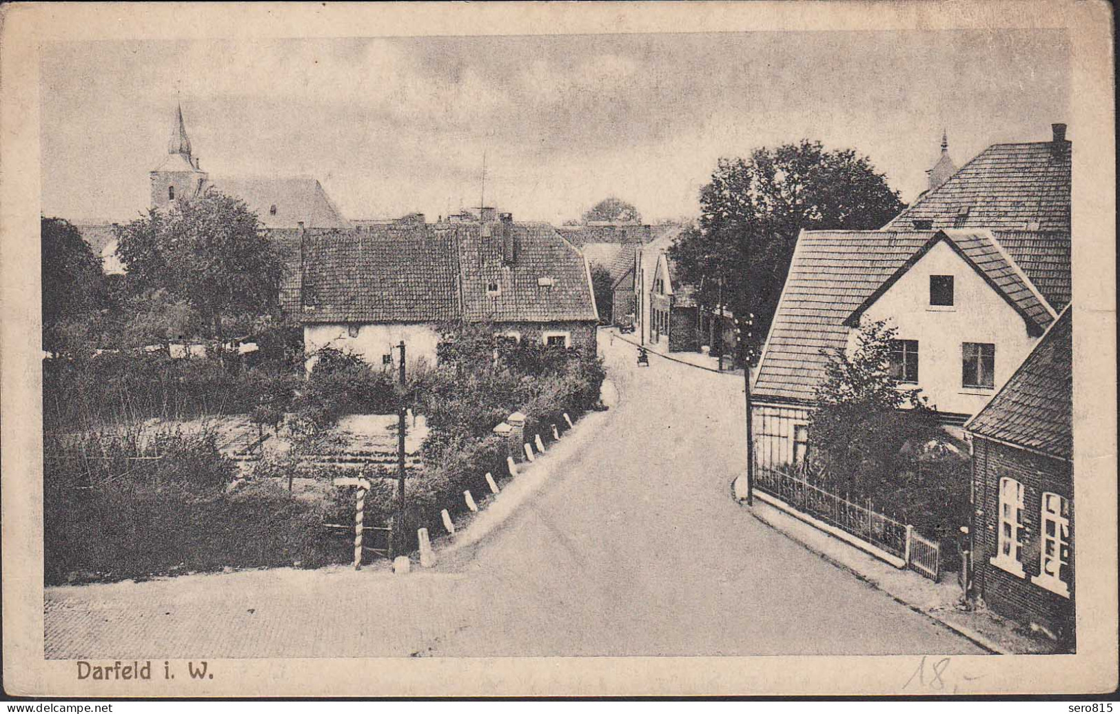 AK Darfeld Hauptstrasse Bei Billerbeck Coesfeld Nottuln Münster    (20494 - Autres & Non Classés