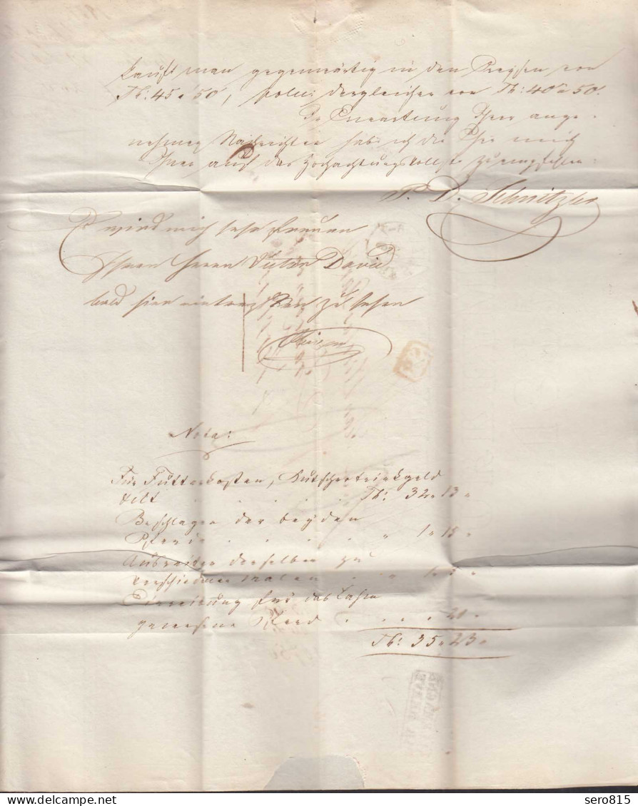 1837 Altbrief BRESLAU ALLEMAGNE PAR HERVE Nach VERVIERS Belgien Mit Inhalt - Other & Unclassified