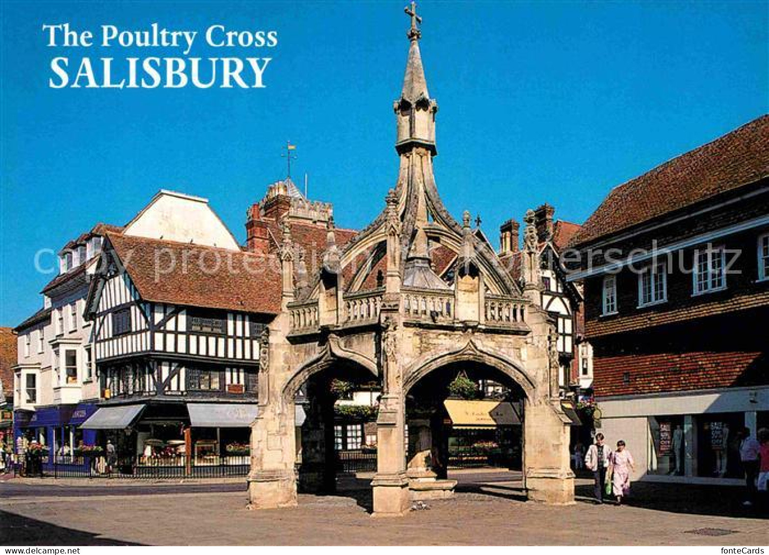 72800866 Salisbury Wiltshire The Poultry Cross Salisbury - Otros & Sin Clasificación