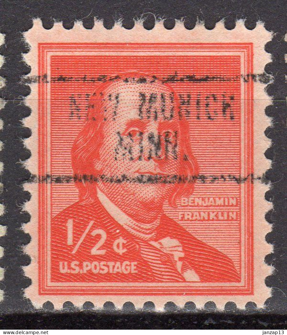 MM-634; USA Precancel/Vorausentwertung/Preo; NEW MUNICH (MN), Type 734 - Precancels