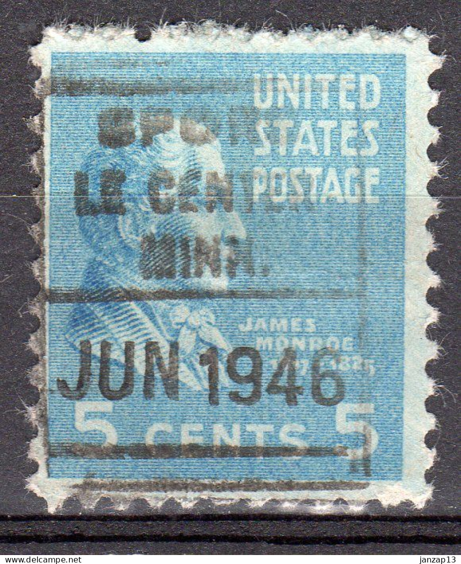 MM-627; USA Precancel/Vorausentwertung/Preo; LE CENTER (MN), Type L-6 IHS - Preobliterati