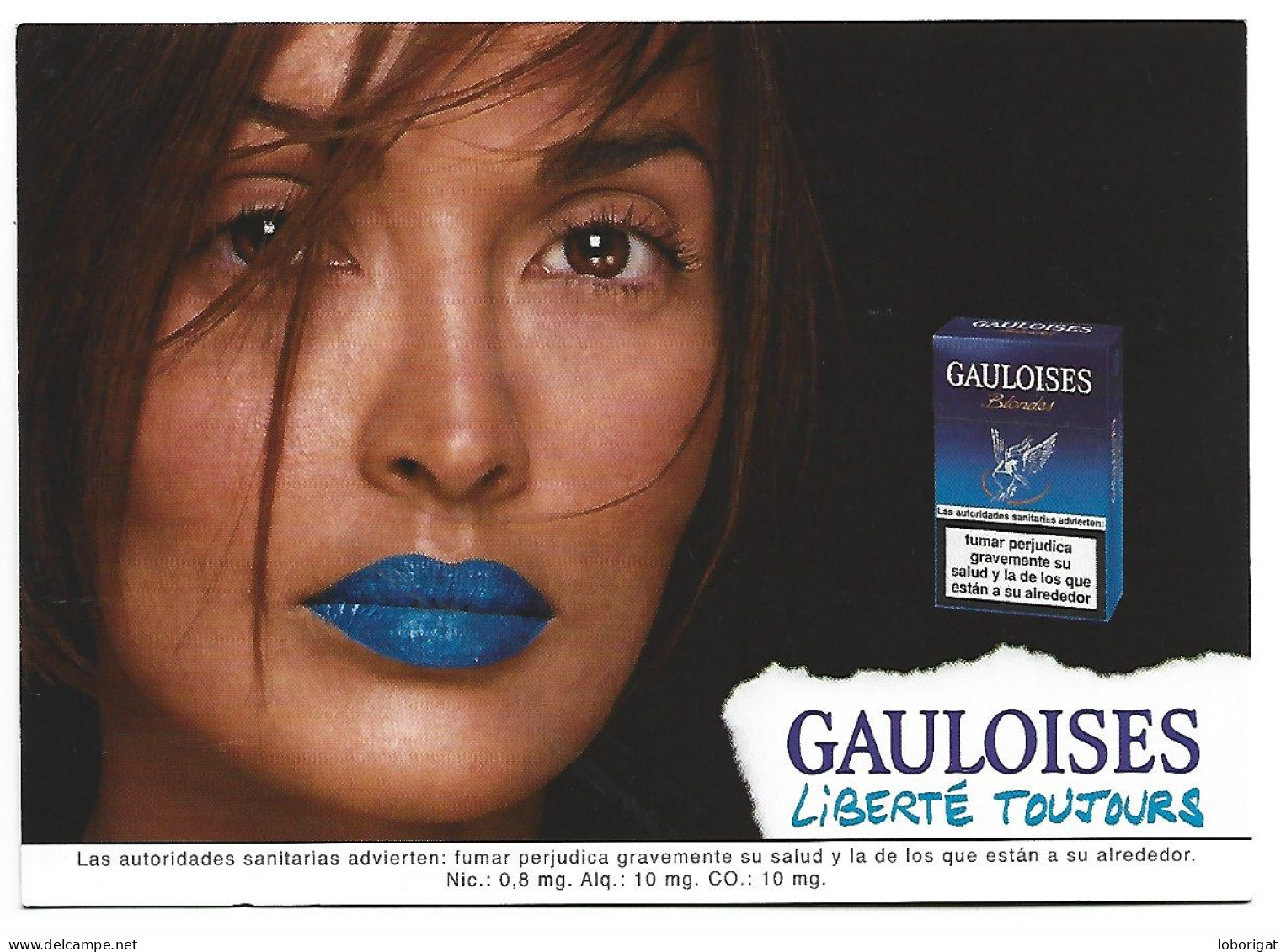 " GAULOISES ".- PUBLICIDAD DE TABACO - Reclame