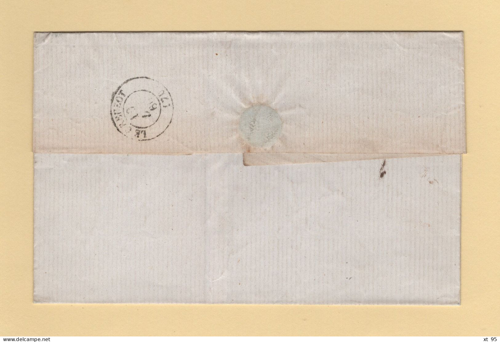 Nolay - 20 - Cote D'Or - 1860 - N°14 Bord De Feuille - Sans Correspondance - 1849-1876: Période Classique