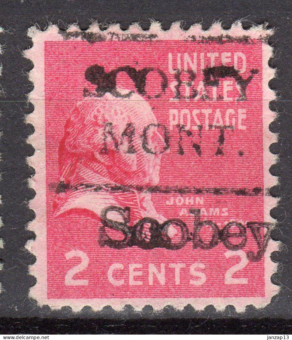 MM-691; USA Precancel/Vorausentwertung/Preo; SCOBY (MT), Type 716 - Voorafgestempeld