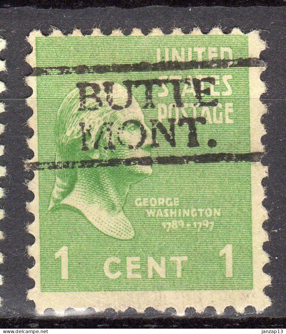 MM-679; USA Precancel/Vorausentwertung/Preo; BUTTE (MT), Type 728 - Preobliterati