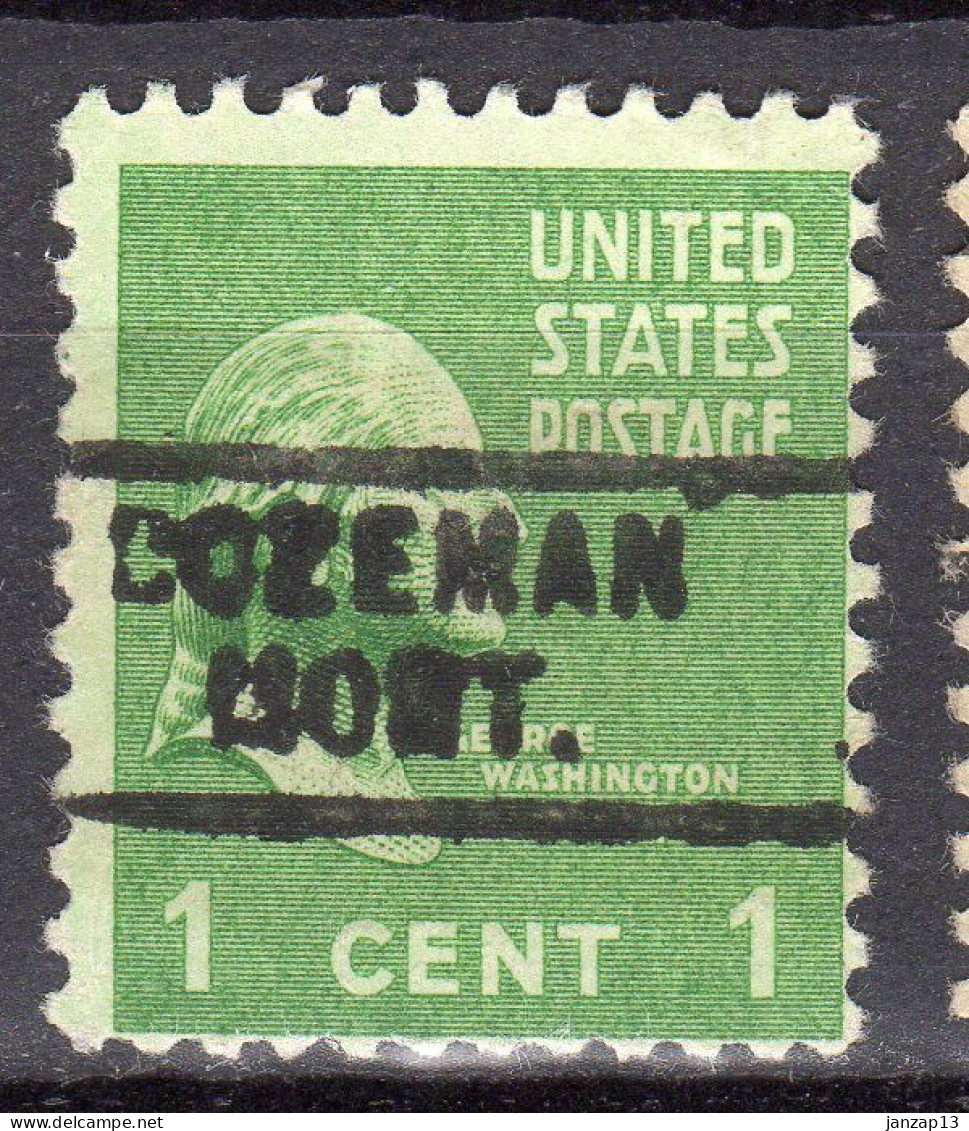 MM-678; USA Precancel/Vorausentwertung/Preo; BOZEMAN (MT), Type 729 - Préoblitérés