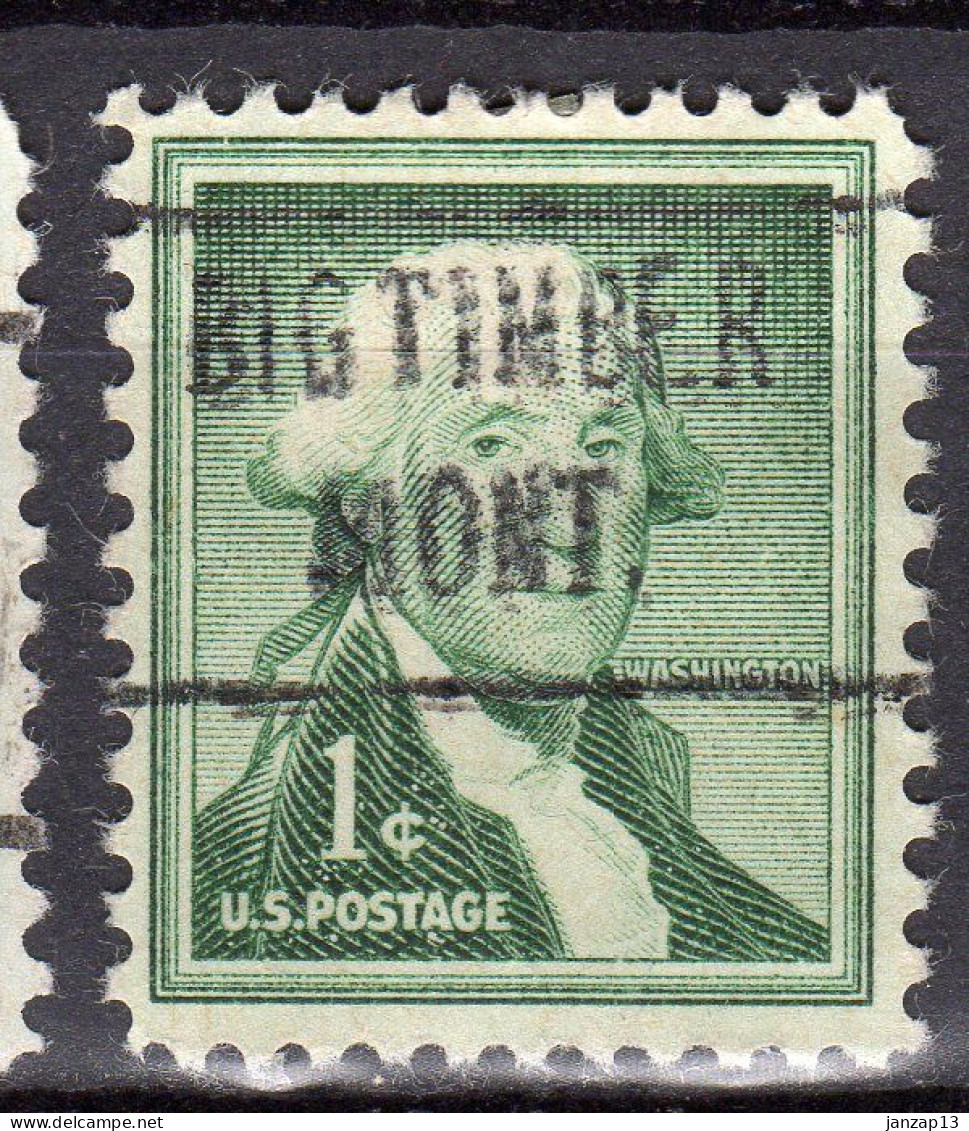 MM-676; USA Precancel/Vorausentwertung/Preo; BIGTIMBER (MT), Type 482 - Préoblitérés