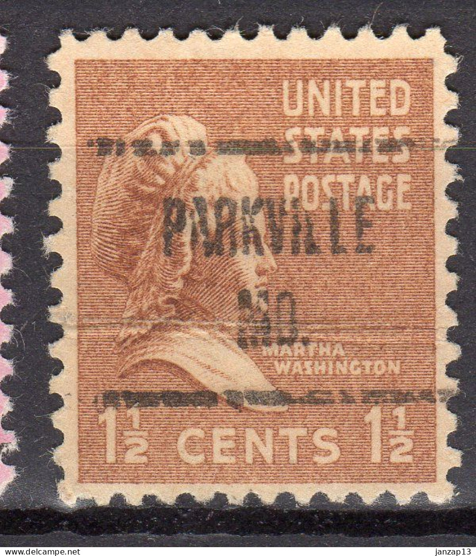 MM-670; USA Precancel/Vorausentwertung/Preo; PARKVILLE (MS), Type 723 - Vorausentwertungen