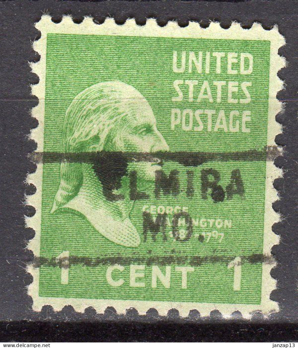 MM-659; USA Precancel/Vorausentwertung/Preo; ELMIRA (MS), Type 729 - Preobliterati