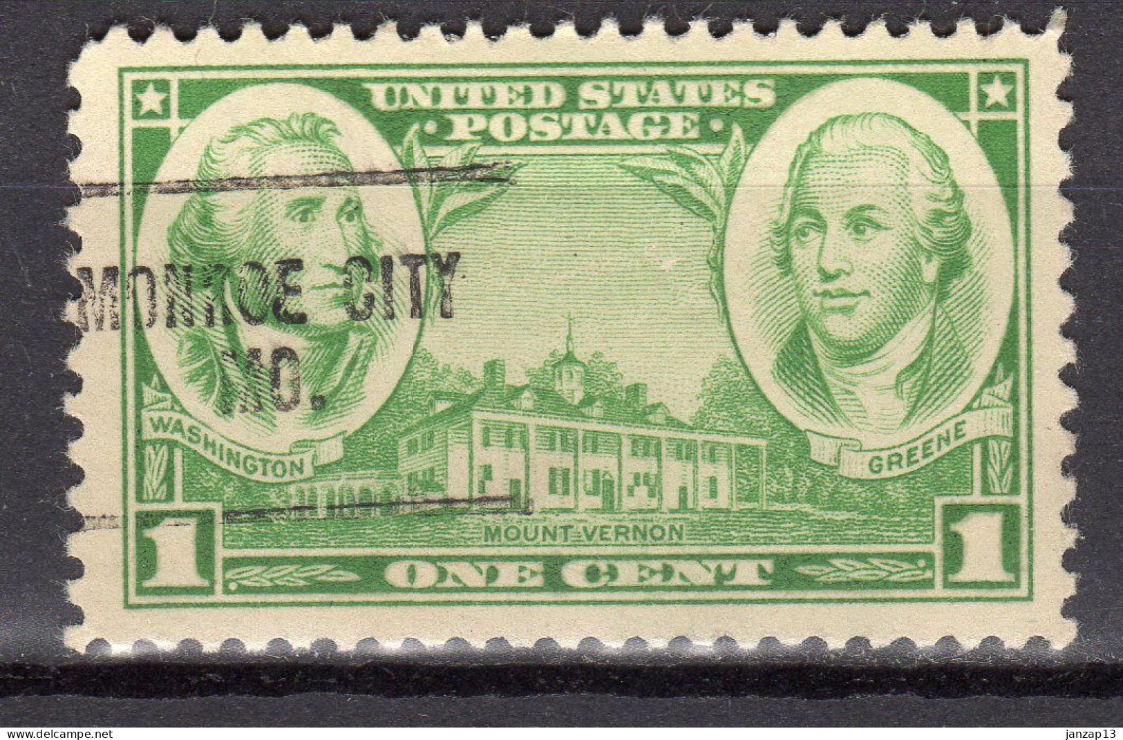 MM-668; USA Precancel/Vorausentwertung/Preo; MONROE CITY (MS), Type 704 - Prematasellado