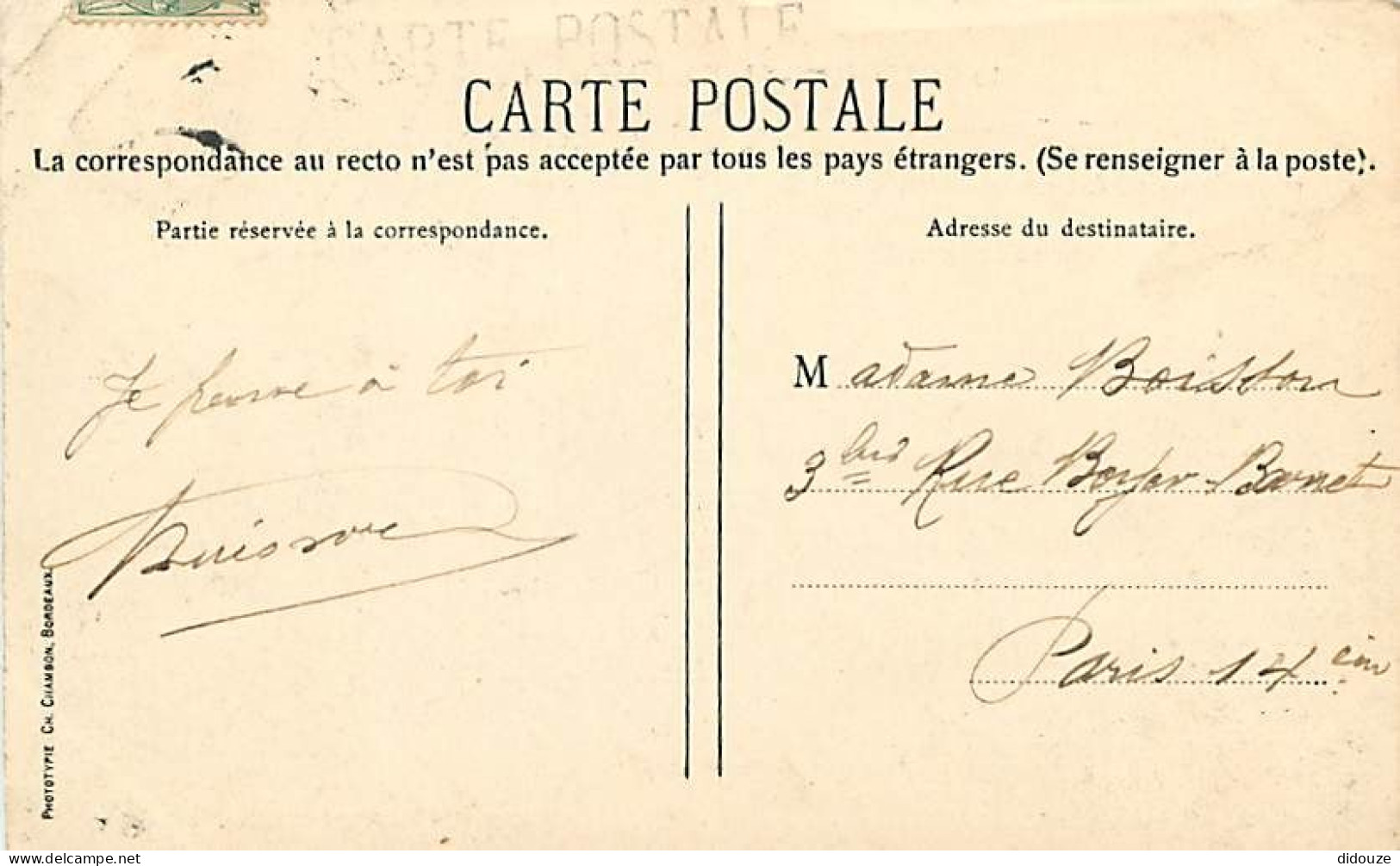 33 - Bordeaux - Le Quai De Queyries - Oblitération Ronde De 1907 - CPA - Voir Scans Recto-Verso - Bordeaux