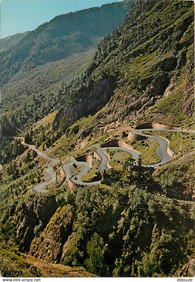 65 - Hautes Pyrénées - La Route Des Lacs - Les Lacets Des Edelweiss - CPM - Voir Scans Recto-Verso - Sonstige & Ohne Zuordnung