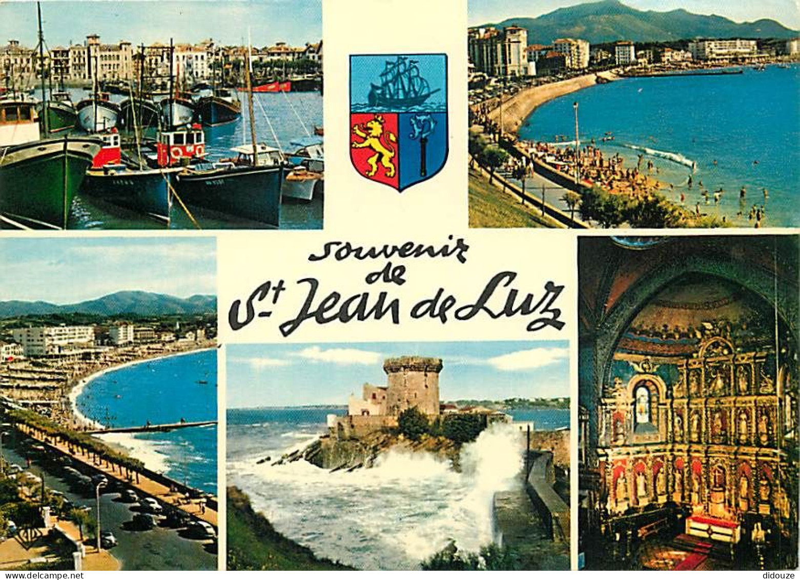 64 - Saint Jean De Luz - Multivues - Bateaux - Blasons - CPM - Voir Scans Recto-Verso - Saint Jean De Luz