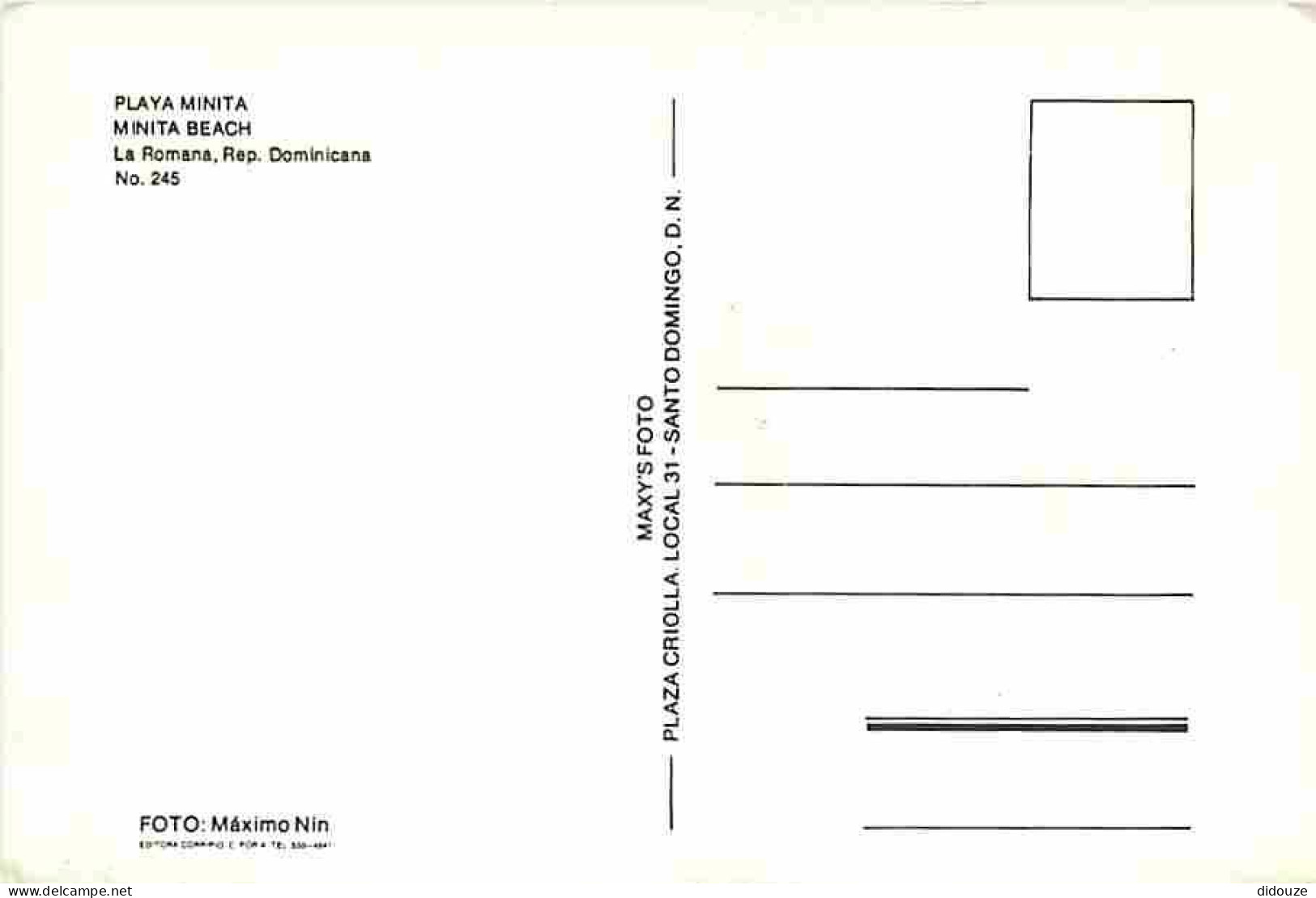 République Dominicaine - La Romana - Playa Minita - CPM - Voir Scans Recto-Verso - Repubblica Dominicana