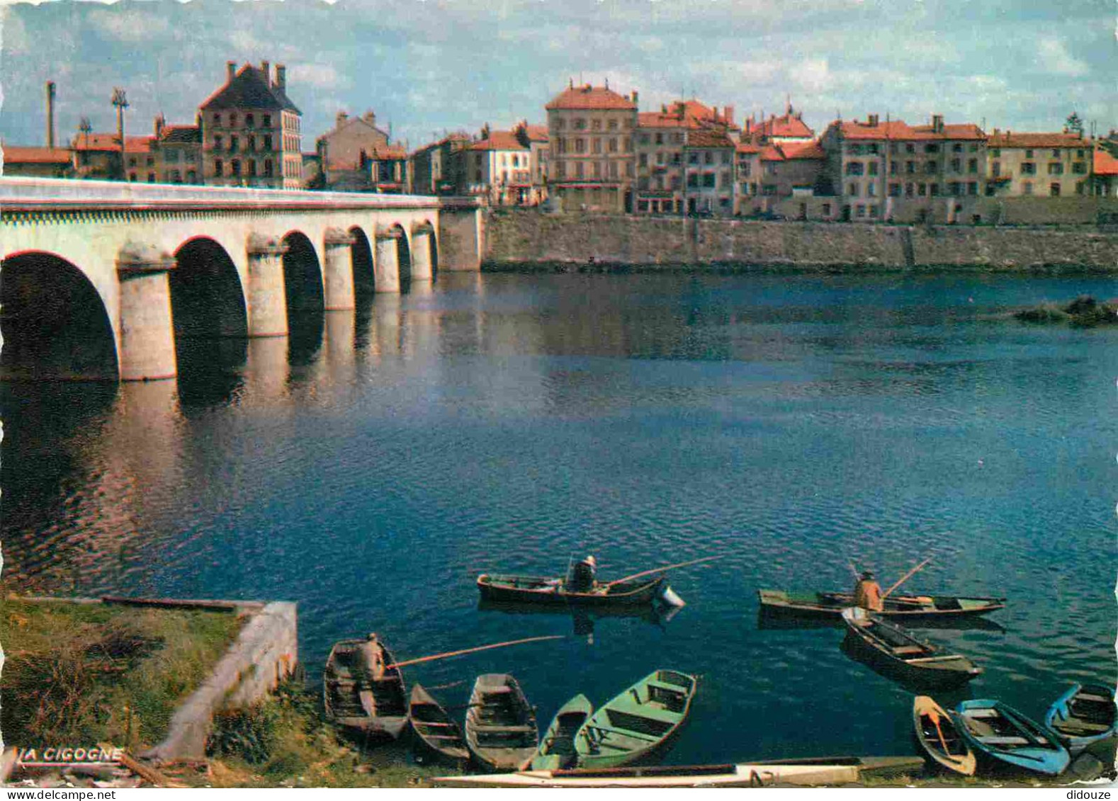 42 - Roanne - Le Pont Sur La Loire - Carte Dentelée - CPSM Grand Format - Voir Scans Recto-Verso - Roanne