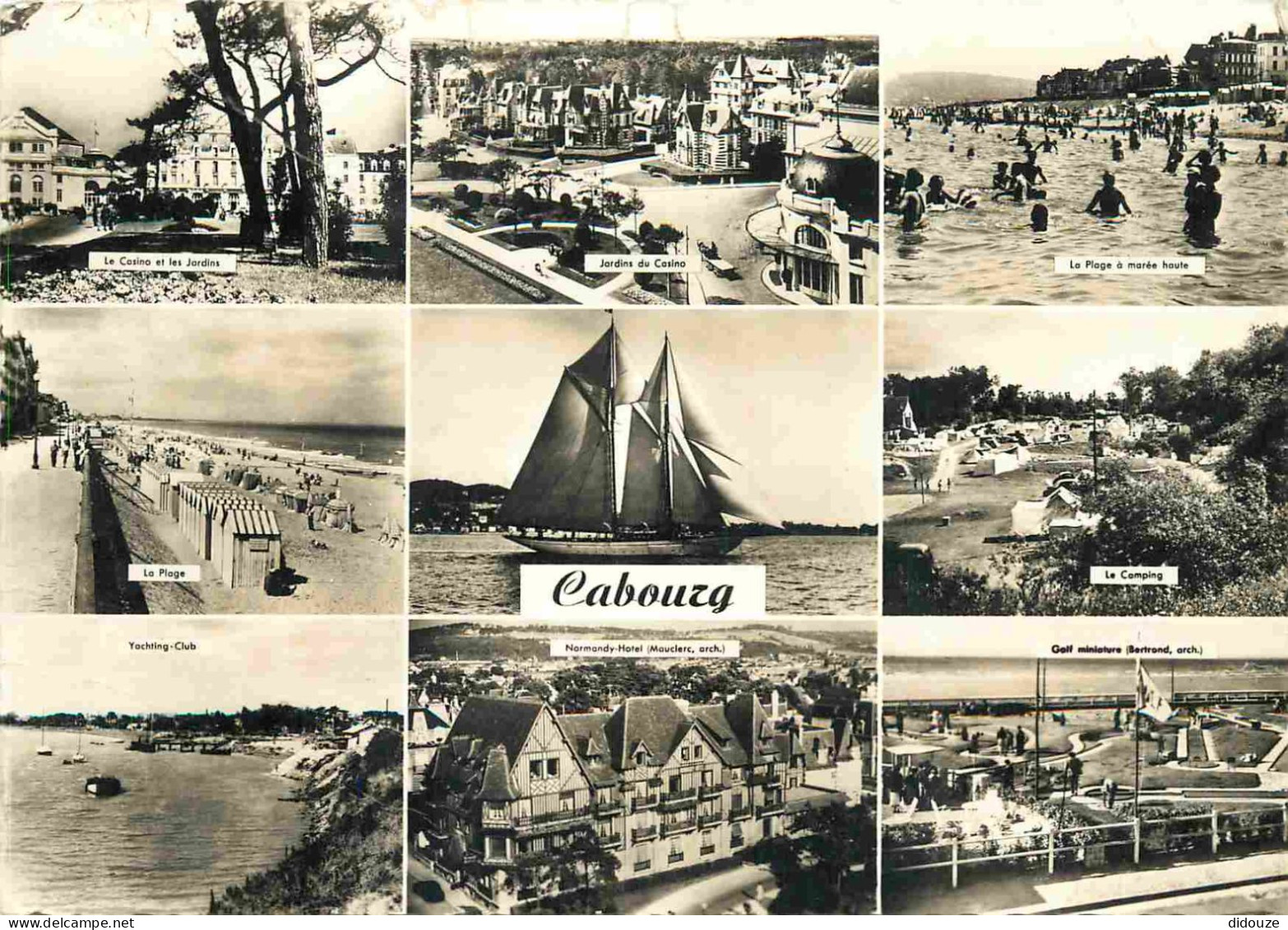 14 - Cabourg - Multivues - Carte Dentelée - CPSM Grand Format - Voir Scans Recto-Verso - Cabourg