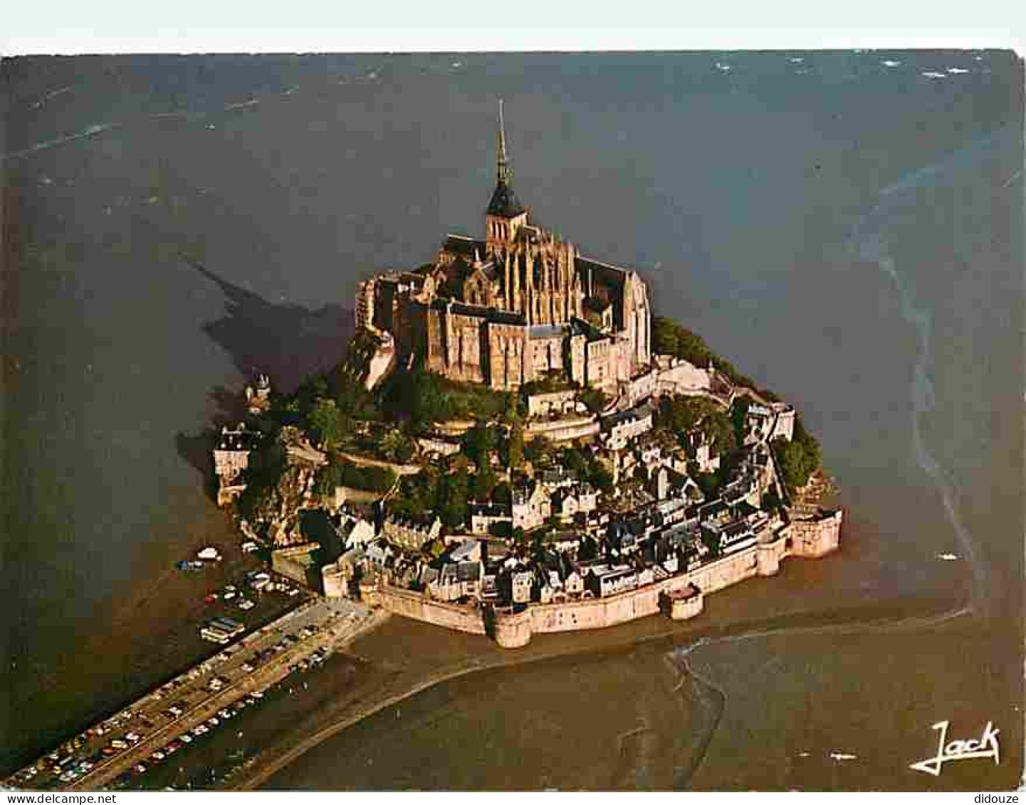 50 - Le Mont Saint Michel - Vue Générale Aérienne - Flamme Postale - CPM - Voir Scans Recto-Verso - Le Mont Saint Michel