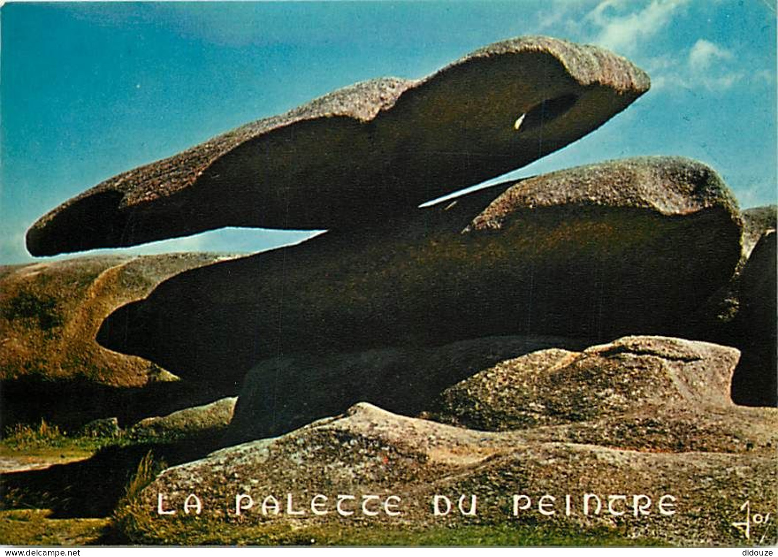 22 - Trégastel - La Palette Du Peintre - Rocher - Curiosité Géologique - Flamme Postale De Brest - CPM - Voir Scans Rect - Trégastel