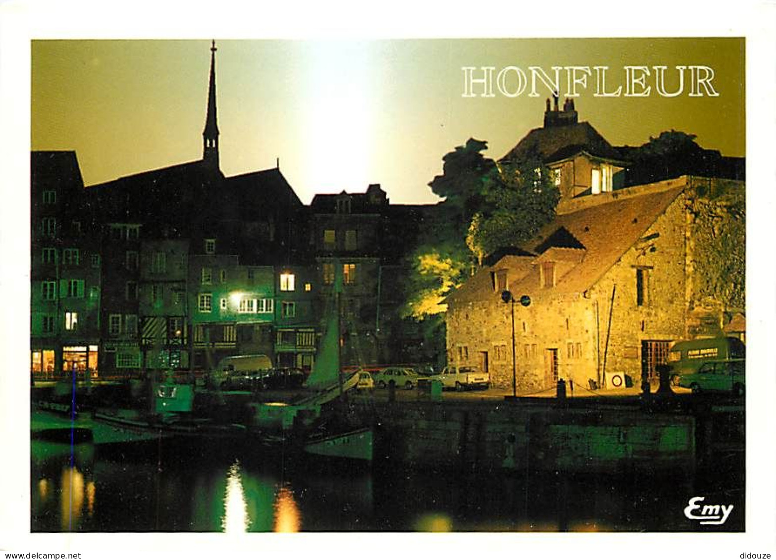 14 - Honfleur - La Lieutenance Illuminée - Vue De Nuit - Automobiles - Carte Neuve - CPM - Voir Scans Recto-Verso - Honfleur