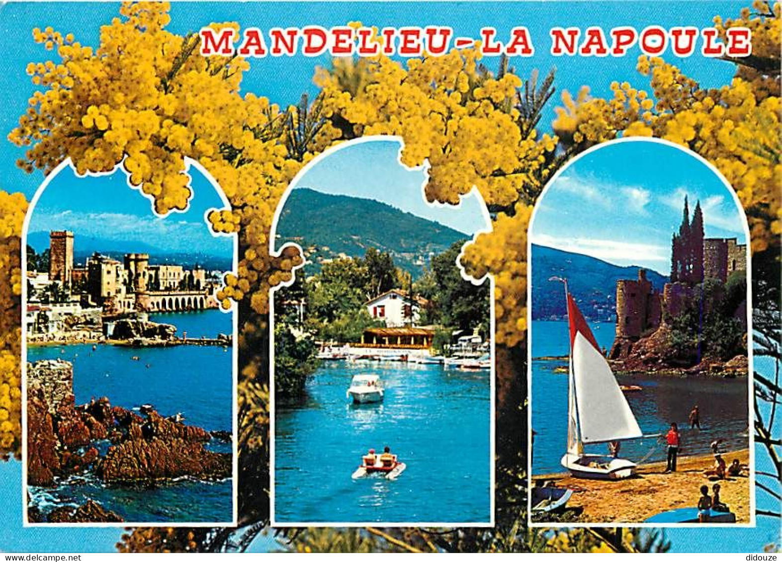 06 - Mandelieu La Napoule - Multivues - Mimosas En Fleurs - CPM - Carte Neuve - Voir Scans Recto-Verso - Other & Unclassified