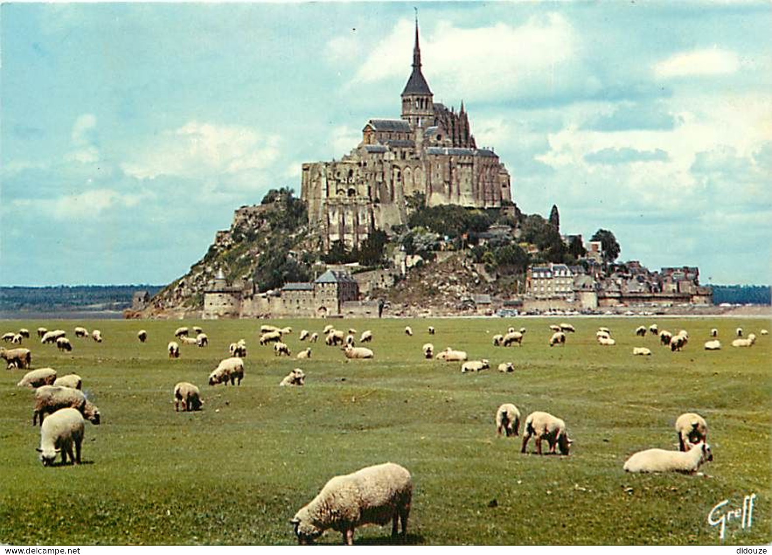 Animaux - Moutons - Le Mont Saint Michel - Les Moutons De Pré-salé - CPM - Carte Neuve - Voir Scans Recto-Verso - Sonstige & Ohne Zuordnung