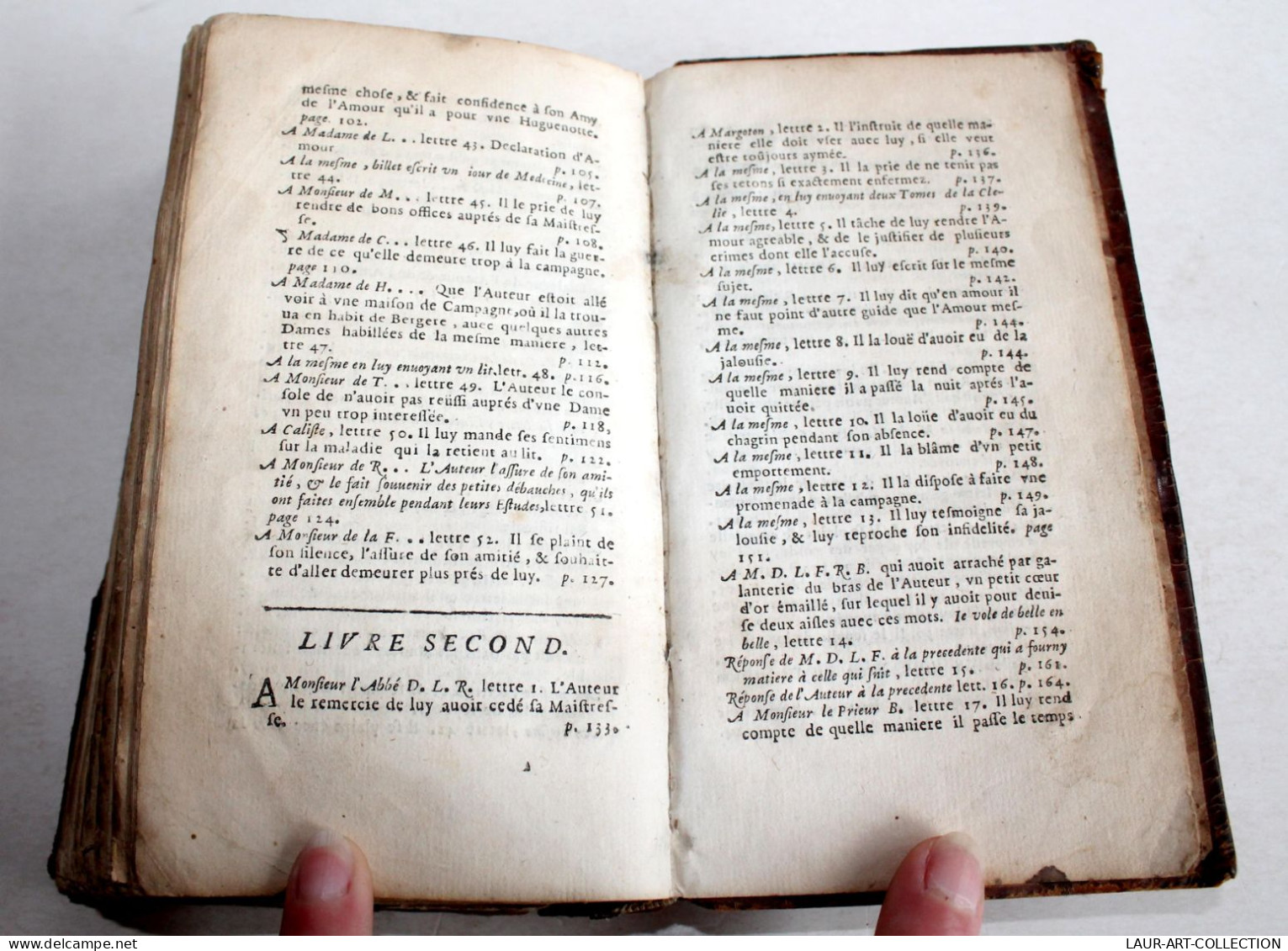 RARE EO! AMITIEZ, AMOURS ET AMOURETTES Par M. LE PAYS 1664 CHARLES DE SERCY, LIVRE XVIIe SIECLE (2204.115) - Before 18th Century