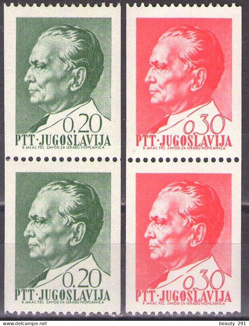 Yugoslavia 1968 - Definitive-Automat Stamps-Tito - Mi 1266-1267 - MNH**VF - Nuovi