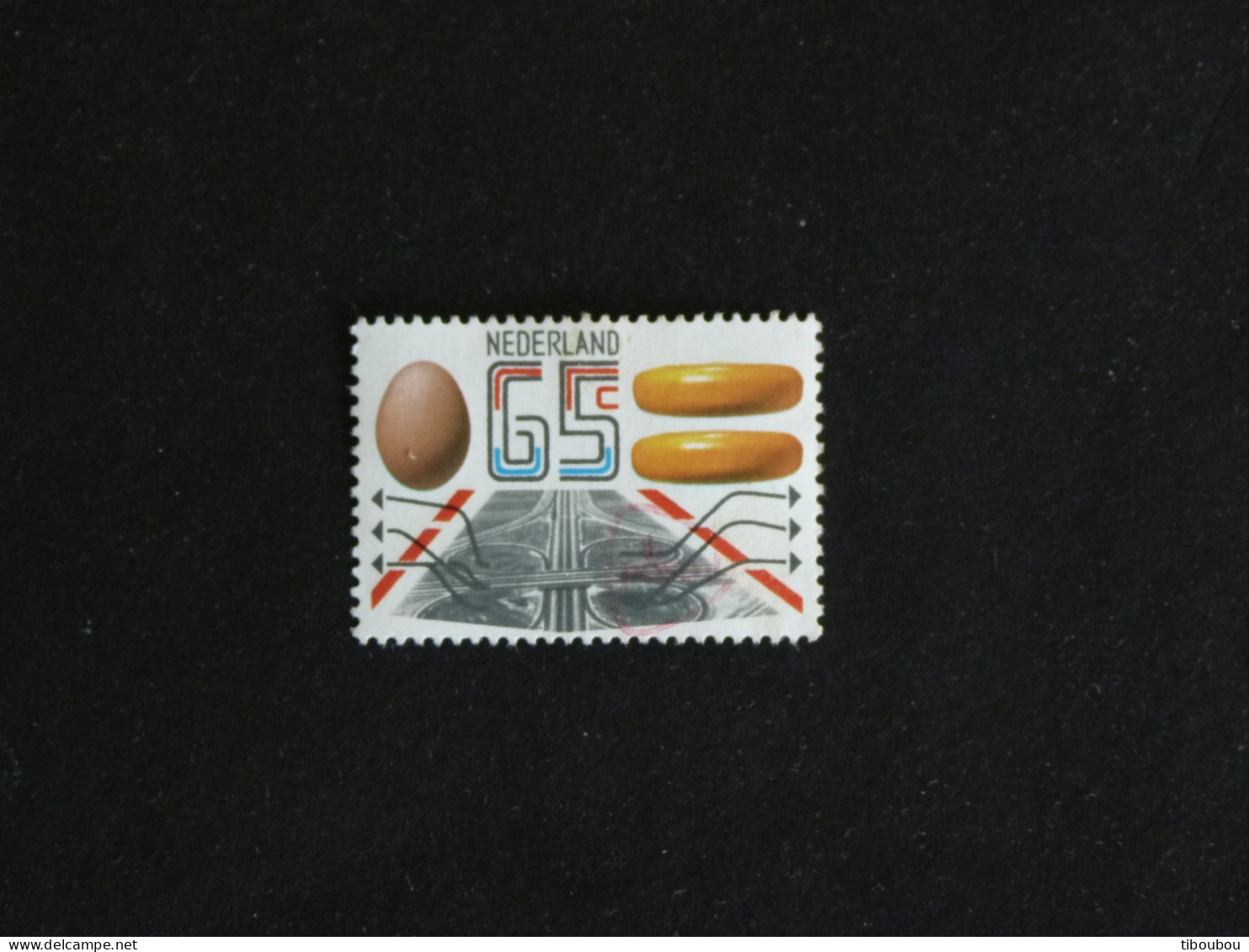 PAYS BAS NEDERLAND YT 1162 OBLITERE - EXPORTATIONS INDUSTRIELLES ET AGRICOLES / PECHANGEUR ROUTIER OEUF FROMAGE - Used Stamps