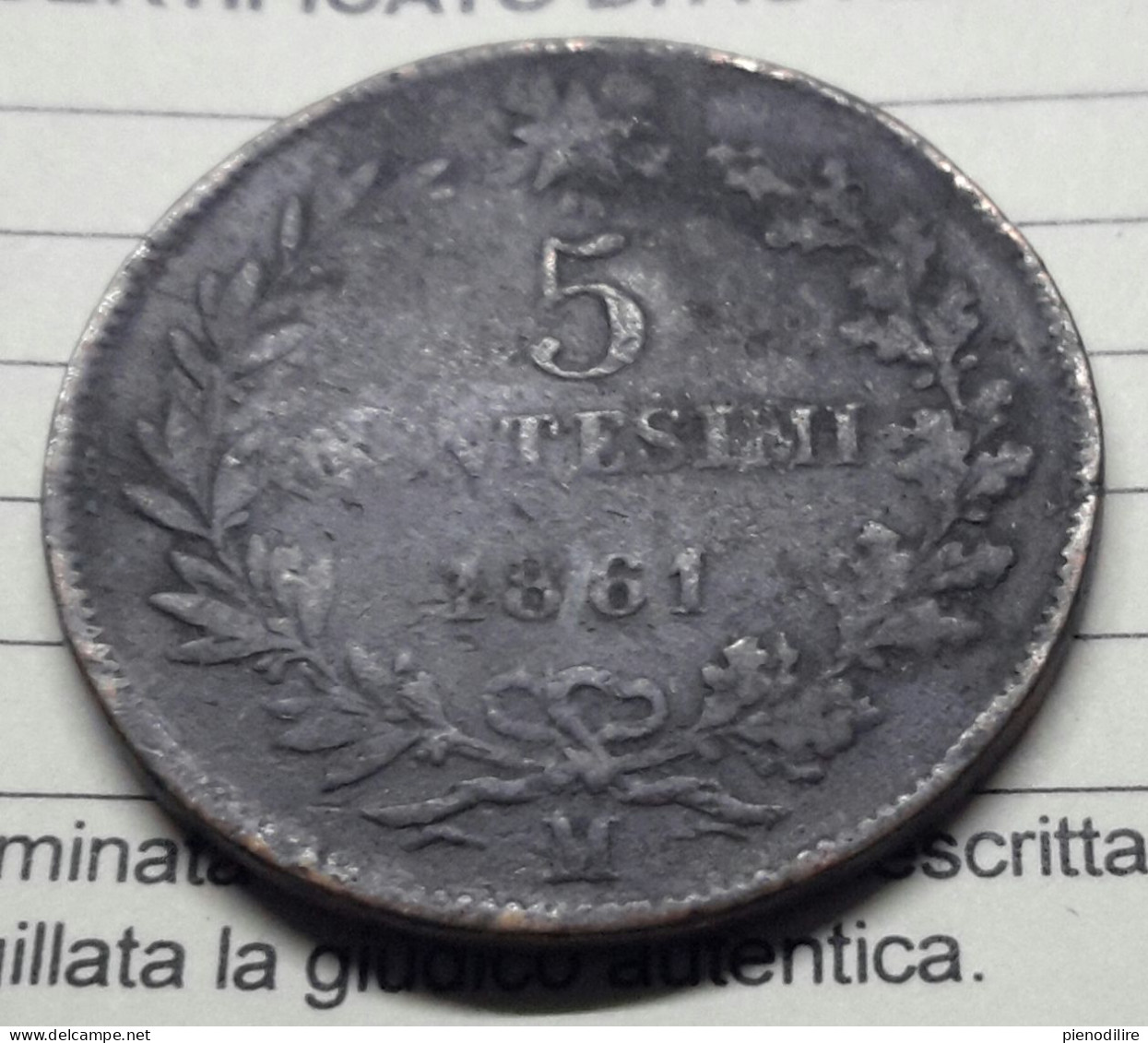 10 Cent. 1861 Milano (A10.128) - 1861-1878 : Vittoro Emanuele II