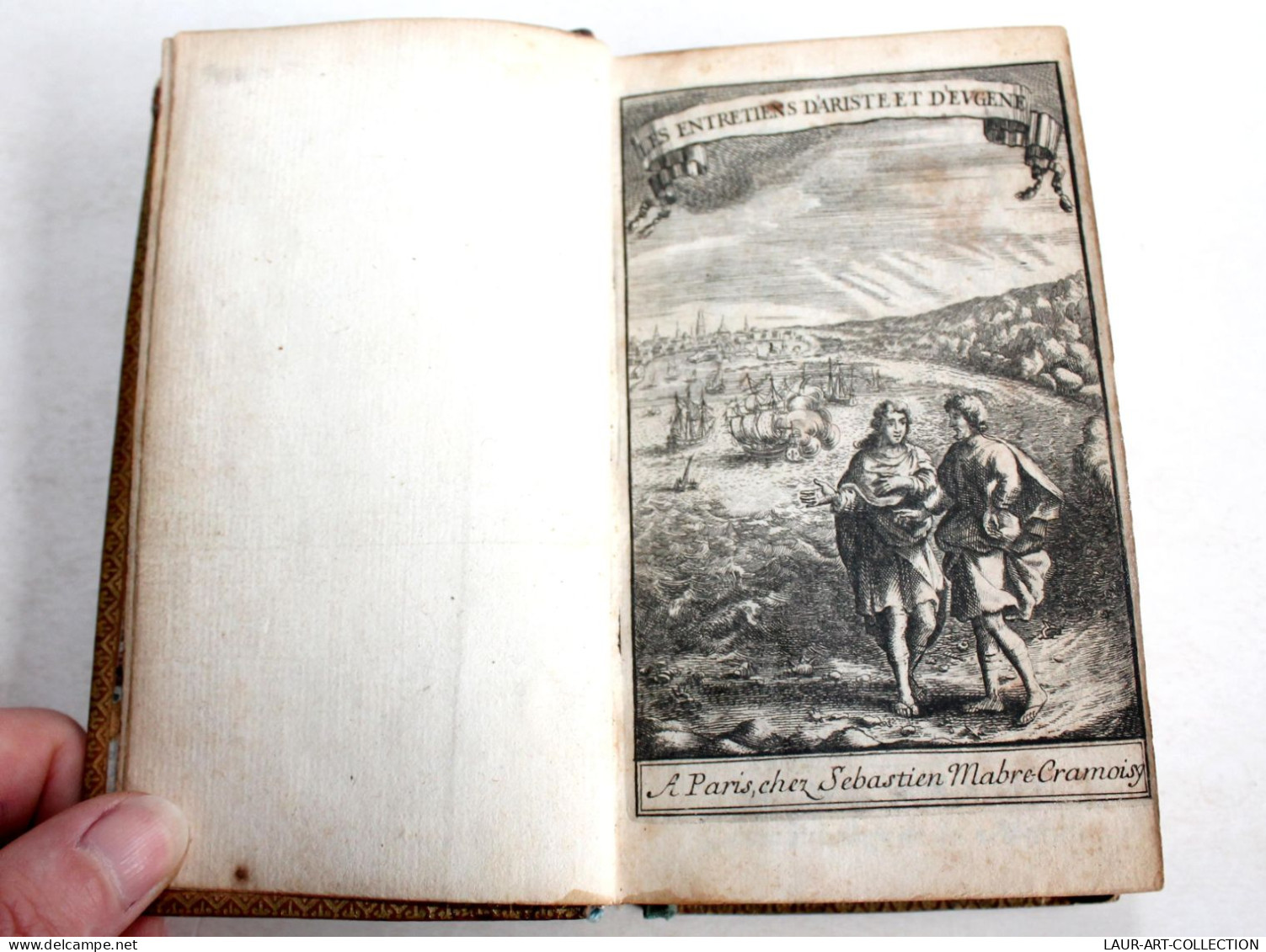 LES ENTRETIENS D'ARISTE & D'EUGENE 4e EDITION OU MOTS DES DEVISES, BOUHOURS 1673, LIVRE XVIIe SIECLE (2204.117) - Tot De 18de Eeuw