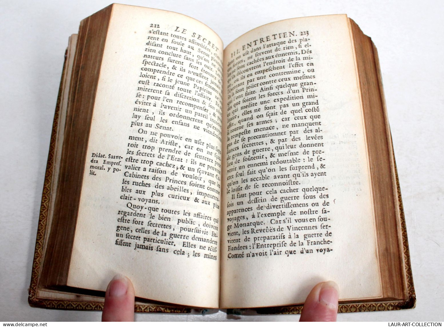 LES ENTRETIENS D'ARISTE & D'EUGENE 4e EDITION OU MOTS DES DEVISES, BOUHOURS 1673, LIVRE XVIIe SIECLE (2204.117) - Before 18th Century