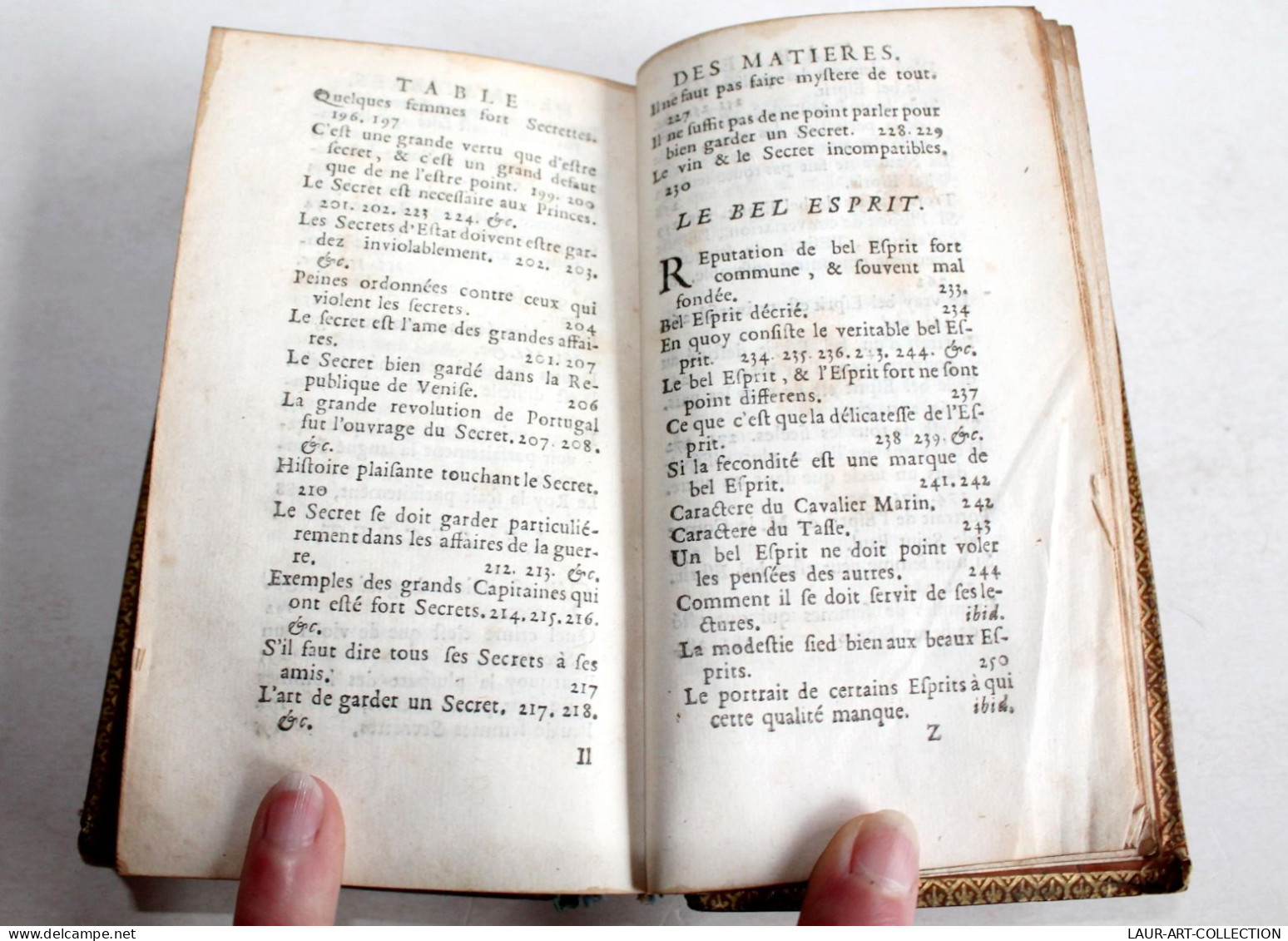 LES ENTRETIENS D'ARISTE & D'EUGENE 4e EDITION OU MOTS DES DEVISES, BOUHOURS 1673, LIVRE XVIIe SIECLE (2204.117)