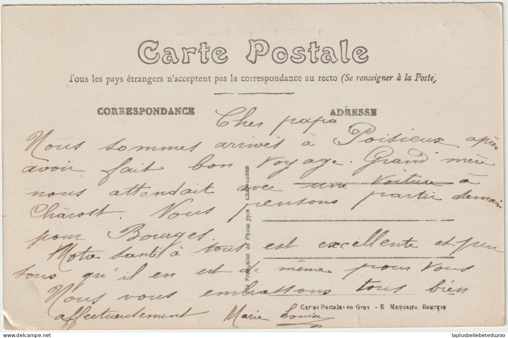 CPA - 18 - POISIEUX - Route De DIOU - Animation - Vers 1910 - Other & Unclassified